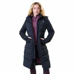 Horseware - Doudoune longues femme Verve Noir Hot