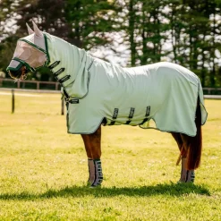 Outlet Horseware - Guêtres anti-mouches Flyboot / vert/ sauge x4 Beige