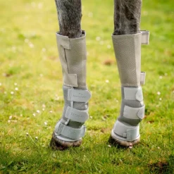 Clearance Horseware - Guêtres anti-mouches Tech-Fit Flyboot silver (x4) Gris