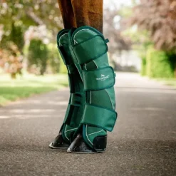 Horseware - Guêtres de transport Signature hunter green (x4) Vert Best