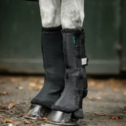 Horseware - Guêtres fermées de protection Show Ready / argent Noir New