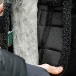 Horseware - Guêtres fermées de protection Show Ready / argent Noir New