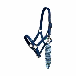 Horseware - Licol et longe Newmarket witney navy Marine Online