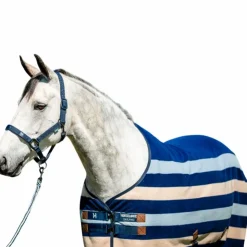 Horseware - Licol et longe Newmarket witney navy Marine Online