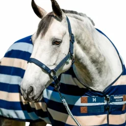 Horseware - Licol et longe Newmarket witney navy Marine Online