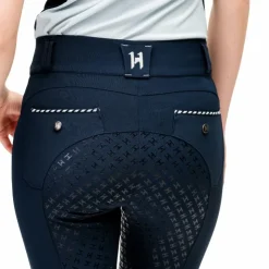Clearance Horseware - Pantalon d'équitation femme Newmarket Mid Rise full grip Marine