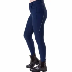 Horseware - Pantalon d'équitation femme Easefit Hybid full grip Marine Sale