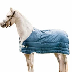 Horseware - Sous-couverture Ecolin canard/ gris 300g Bleu Outlet