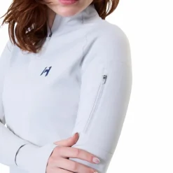 Horseware - Sweat manches longues femme Strive Winter 1/4 Zip Hw grey Gris Best