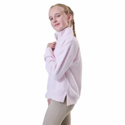 Horseware - Sweat manches longues enfant Vitality rose Noir Best