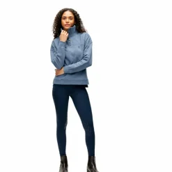 Online Horseware - Sweat manches longues femme Vitality Hw blue Bleu