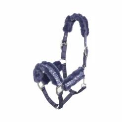 Imperial Riding - Licol mouton à fleurs Marine Best