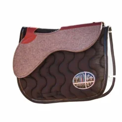 Jump'In - Amortisseur pour chevaux feutre Noisette Marron