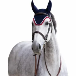 Jump'In - Bonnet pour chevaux Balthazar / rouge Marine Best