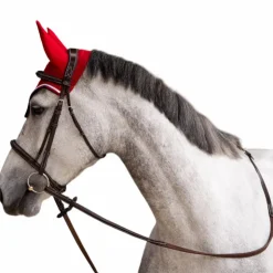 Online Jump'In - Bonnet pour chevaux Balthazar / marine Rouge