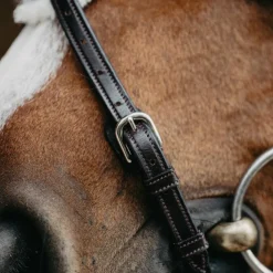 Hot Jump'In - Bridon muserolle croisée Evolution havane Marron