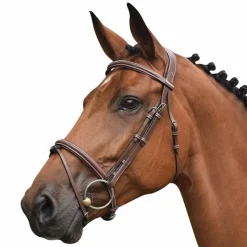 Hot Jump'In - Bridon One Paris avec rênes Noisette