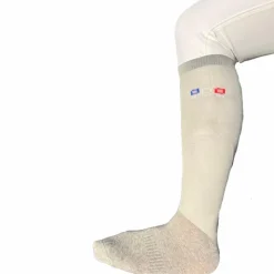 Jump'In - Chaussettes d'équitation lycra (x2) Gris Hot