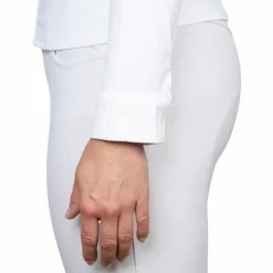 Jump'In - Chemise manches longues de concours femme Carla Blanc