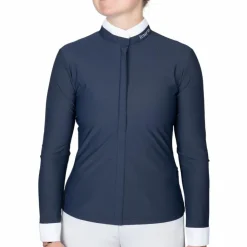 Jump'In - Chemise manches longues de concours femme Carla Marine Best