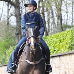 Outlet Jump'In - Collier de chasse 5 points + martingale One Noisette