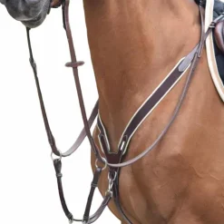 Jump'In - Collier de chasse élastique + martingale One Noisette Marron Sale