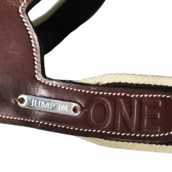 Jump'In - Collier de chasse élastique + martingale One Noisette Marron Sale