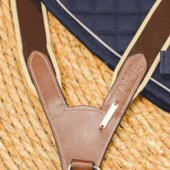 Jump'In - Collier de chasse élastique + martingale One Noisette Marron Sale
