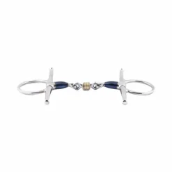 Best Jump'In - Mors Blue Steel à aiguilles anneaux cuivre double brisure