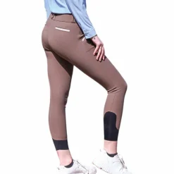 Jump'In - Pantalon d'équitation femme Sofia grège Marron Sale