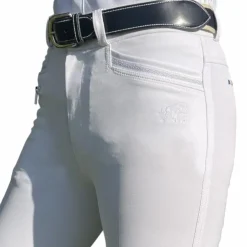 Jump'In - Pantalon d'équitation fille Luna Blanc Best