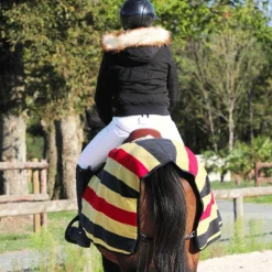 Outlet Jump'In - Pantalon d'équitation enfant unisexe Sacha Blanc