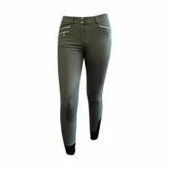 Best Jump'In - Pantalon d'équitation fille Marie Kaki Vert
