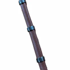 Jump'In - Rênes en caoutchouc avec arrêtoirs 1/2 collection One noisette Marron Hot