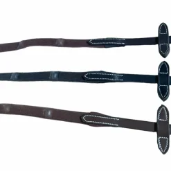 Jump'In - Rênes en caoutchouc avec 7 stoppers 1/2 collection One havane Marron Best