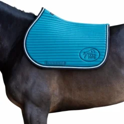 Jump'In - Tapis de selle Balthazar lagon/ noir Bleu New