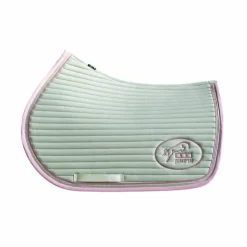 Jump'In - Tapis de selle Balthazar sauge/ rose Vert Hot