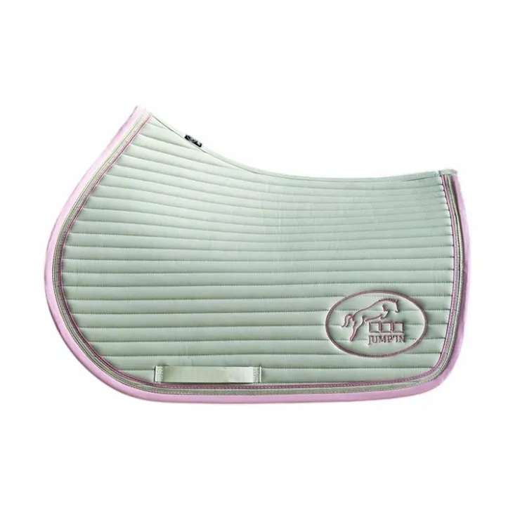 Jump'In - Tapis de selle Balthazar sauge/ rose Vert Hot