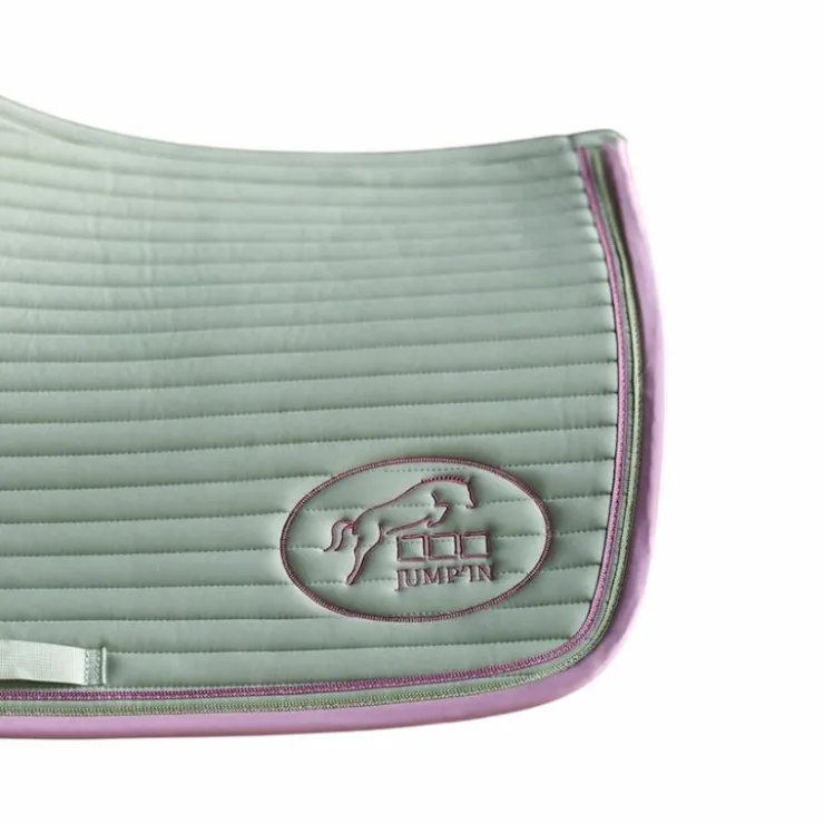 Jump'In - Tapis de selle Balthazar sauge/ rose Vert Hot