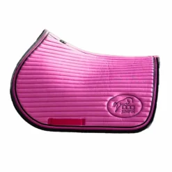 Jump'In - Tapis de selle Balthazar framboise/ noir Rose Outlet