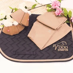 Discount Jump'In - Tapis de selle Nacre / beige Marine