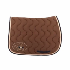 Jump'In - Tapis de selle taupe/ champagne/ marine Marron
