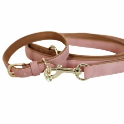 Clearance Kentucky Dogwear - Collier pour chien vegan leather peach/brown Rose