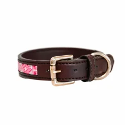 Kentucky Dogwear - Collier pour chiens perles faites main Rose Sale