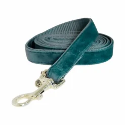 Online Kentucky Dogwear - Laisse pour chiens Velvet 120 cm émeraude Bleu