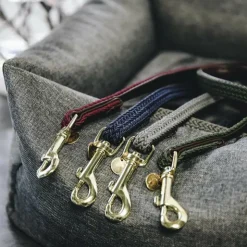 Outlet Kentucky Dogwear - Laisse de nylon tressé Plaited Nylon 200 cm Gris