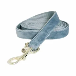 Discount Kentucky Dogwear - Laisse pour chiens Velvet 120 cm clair Bleu