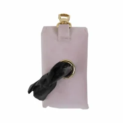 New Kentucky Dogwear - Sac à crottes carré velvet tendre Rose