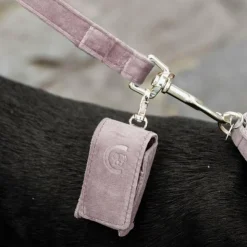 New Kentucky Dogwear - Sac à crottes carré velvet tendre Rose