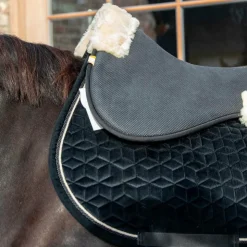 Kentucky Horsewear - Amortisseur Anatomique Absorb mouton blanc Noir Hot